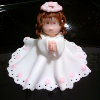 First Comunion Made completely out of fondant for a first comunion cake. TFL