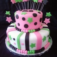 Birthday Stars !!!! chocolate cake with chocolate mousse.