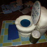 Plumber's Toilet Cake 