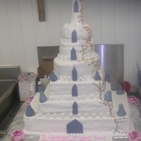 Fairytale Castle Cake 48 Inches High Large castle cake for a big party