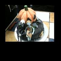 Nightmare Before Christmas sorry for the bad cell phone picture, i lost the original memory card with all the original pictures. All the accents are made out of gum...