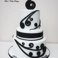 Maori Birthday Cake. This is a koru inspired design for the 50th birthday of a Maori New Zealand lady. Client emailed me this picture - http://www.flickr.com/...