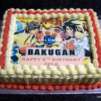 Bakugan Cake 