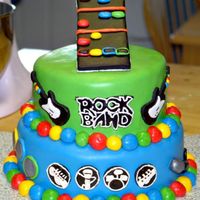 Rock Band Cake This was for a 16 year old boy's birthday. Mom requested a rock band cake. I had two days notice. Haven't seen anything like this...