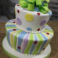 Topsy, Not So Turvy! This was a super quick order that was placed with freedom, and I have wanted to do a wonky cake of this style, so I did! The customer loved...