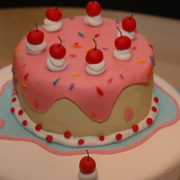 Birthday Cake For the teachers birthday, from all the boys and girls in class. thans for the inspiration on CC!