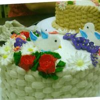 Bird Cake class cake birds and flowers