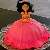 Princess Doll My first doll cake. I made this one for my daughter's 6th birthday. It ended up being 3 1/2 layers vanilla cake with one filling fresh...