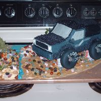 1986 Bronco Ii This cake I made my fiance for his 26th birthday. I really wanted to make it special for him. Custom carved, no special pans. Everything...