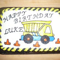 Dump Truck Cake 