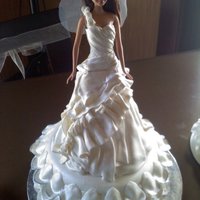 Bridal Barbie The bride wanted barbies dress to look like hers so this is what I came up with :) thanks for looking!