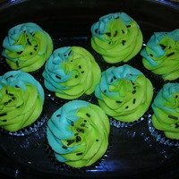 Just Because Cupcakes i can never get enough of baking! made for my boyfriend joe and his cousin. these are chocolate cupcakes with vanilla bean buttercream. i...