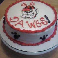 Ga Bulldog Cake 