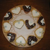 Bride And Groom Cookies These were inspired by helipop's cookies. I know that mine are far from being that good, but I wanted the practice and this was my...
