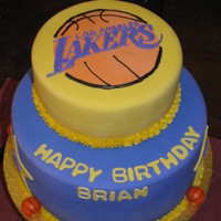 Los Angeles Lakers Cake 