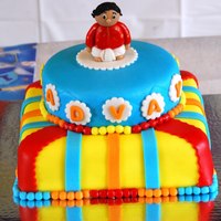 1St Birthday Cake I made this cake for my friends kids 1st birthday.