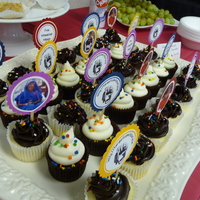 Free Wheelchair Mission Cupcakes Red velvet cupcakes with decorator cream cheese frosting. WASC cupcakes with chocolate ganache frosting. Cupcake picks made to promote...