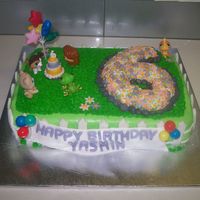 My Littlest Pet Shop Cake For 6Yr Old Party This was my first official MMF cake, I had always used buttercream in the past and couldn't wait to give it a go. My friend requested...