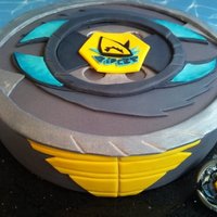 Beyblade-Cake: Thermal Pisces for my son?s birthday....