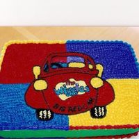 Wiggles Car I did this cake for a nephew that is absolutly in love with the wiggles. His mom got the idea from his favorite coloring book. All done in...