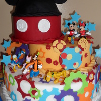 Mickey And Friends Cake for my son's 2nd birthday, he loved it! best customer yet! lol