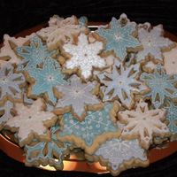 Snowflake Cookie Platter 
