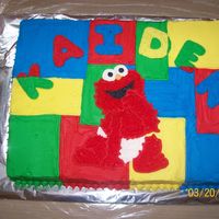 Elmo Cake 
