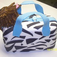 Purse W/ Yorkie First attempt at dog in a purse. Can't wait to do another.