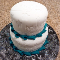 Groom And Bride Cake The bride wanted a mini cake they could take back to their room just for the two of them. Top tier is 4" round, bottom is 6"...