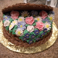 First Basket Weave Cake First basket weave cake from class. Love this cake!