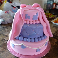 Babyshower Cake This was my first 3 tiered cake. I saw a few cakes on here I liked and combined my ideas with others in CakeCentral. Thanks to those who...