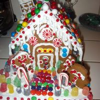Gingerbread House Gingerbread House. Bought kit from Costco and decorated it. Not bad for a first timer?