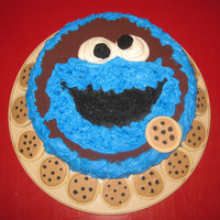 Cookie Monster Cake 