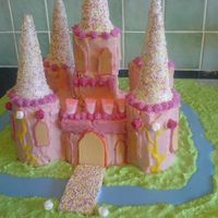 Fairy Castle Cake This was my first attempt at a novelty cake for my daughters 8th birthday. It is made with Madeira cakes, butter icing, royal icing, and...