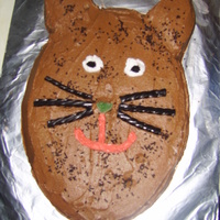 Claires Cat Ha this is the best cake that we've done yet! LOL sorry we was just at witts end about doin a cat cake for my neice, C she wanted a...