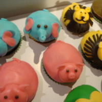 Cupcakes Animals 