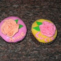 Best Friends' Birthday Cupcakes These are the cupcakes I made for two of my best friends (twins) Annie and Lucie. This was a surprise for school. They really enjoyed them...