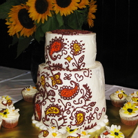 Henna Inspired Cake This Henna Inspired Cake was actually created for a baby shower. The mom-to-be wanted a non-traditional, non-"baby" cake, and...