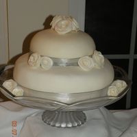 Mom's Cake I made this cake for my mom's birthday. she loved it!It was a chocolate cake filled with Dulce de Leche mousse.