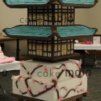 Keisho This is the cake DH and I did for the cake show this past weekend. The kimono and koi were sculpted out of rice treats. The rest is done in...