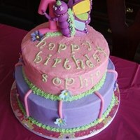 1St Birthday Butterfly Cake 1st Birthday cake made to match the invites (which of course I don't have a photo of). I had a family emergency and had to drop this...
