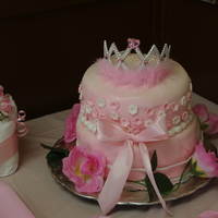 Gracelyns Baby Shower Made for my 1st grand daughters Baby shower ...it was made out of state with out my stuff it wasn't perfect BUT I tasted delicious it...