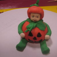 Halloween Fondant Baby ! My little Halloween Baby I just made of fondant at Cake Camp!