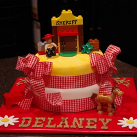 Jesse Toy Story Cake For ( Delaney )! I made and donated this cake to a beautiful little 4 year old that was just given 4 weeks to live..please keep Delaney and her family in...