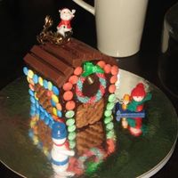 Xmas Cabin Log House 