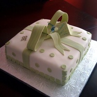 Present Cake Simple birthday cake for my cousin's hubby's birthday.