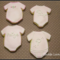 Baby Shower Cookies Sugar cookies with Royal Icing.