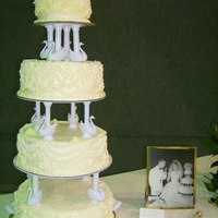 50Th Anniversary For my mother and father in-laws 50th anniversary. I re-created their wedding cake.