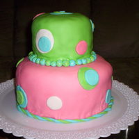 30Th Birthday Cake This is my first fondant cake. I used MMF. The bottom cake is strawberry with fresh strawberry buttercream, and the top cake is lemon...