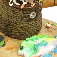 Fish Basket Cake made for a benefit